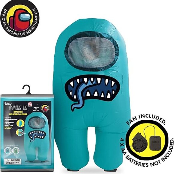 YuMe Official Among Us Toikido Toys Inflatable Kids Halloween Cosplay Costume - Picture 2 of 5